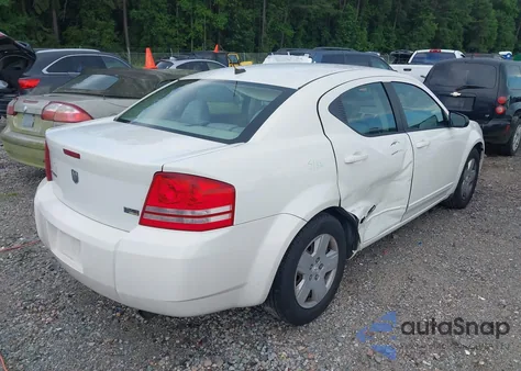 2008 Dodge Avenger Se из США, поврежденный, VIN 1B3LC46R28N262913